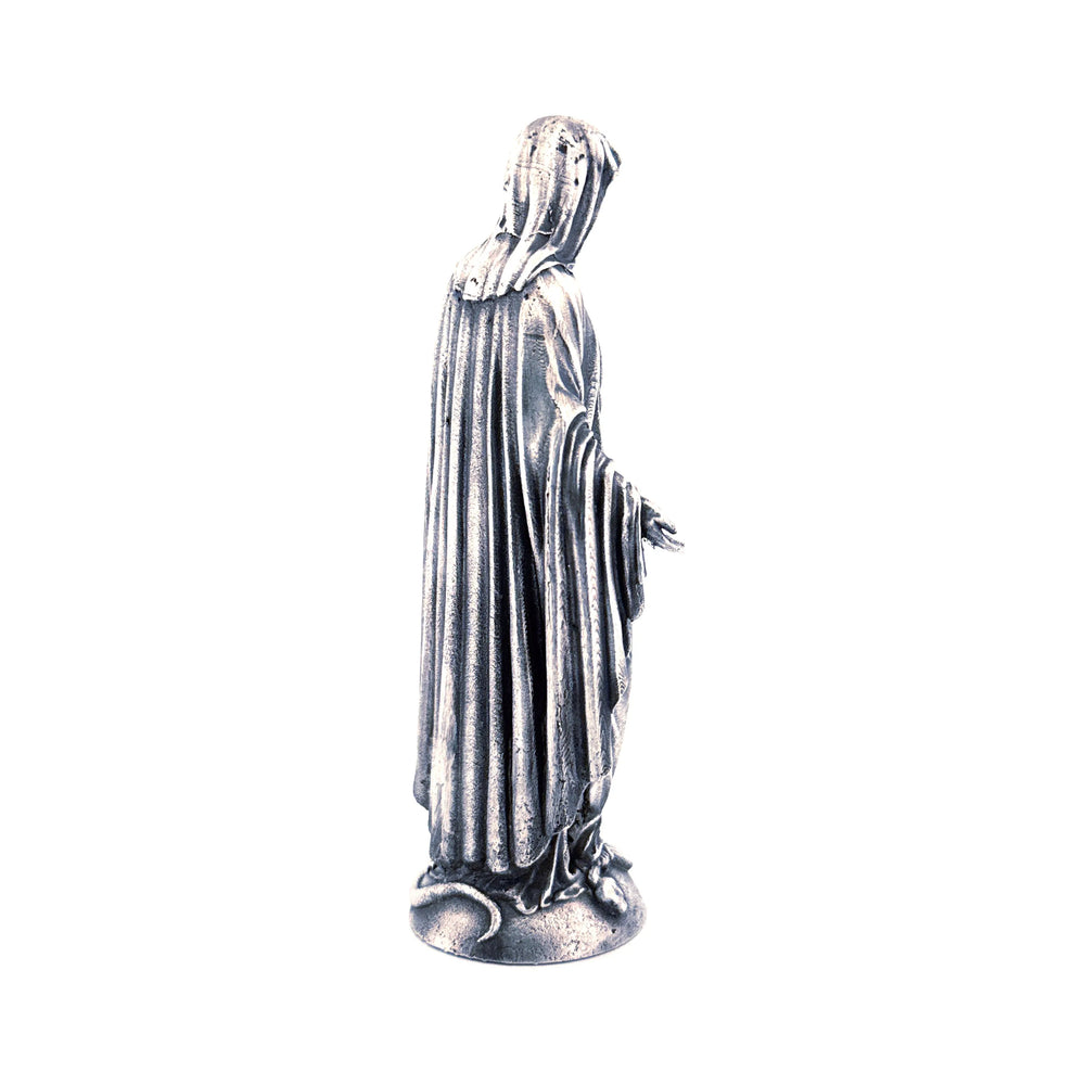 Virgin Mary hand-poured 999+ silver statue by Gold Spartan