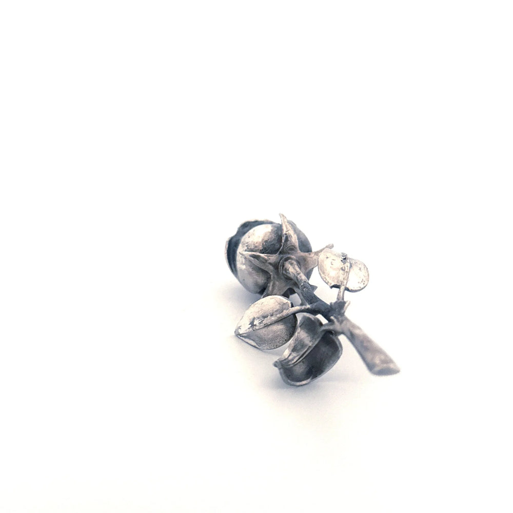 Eternal Rose hand-poured 999+ silver statue by Gold Spartan