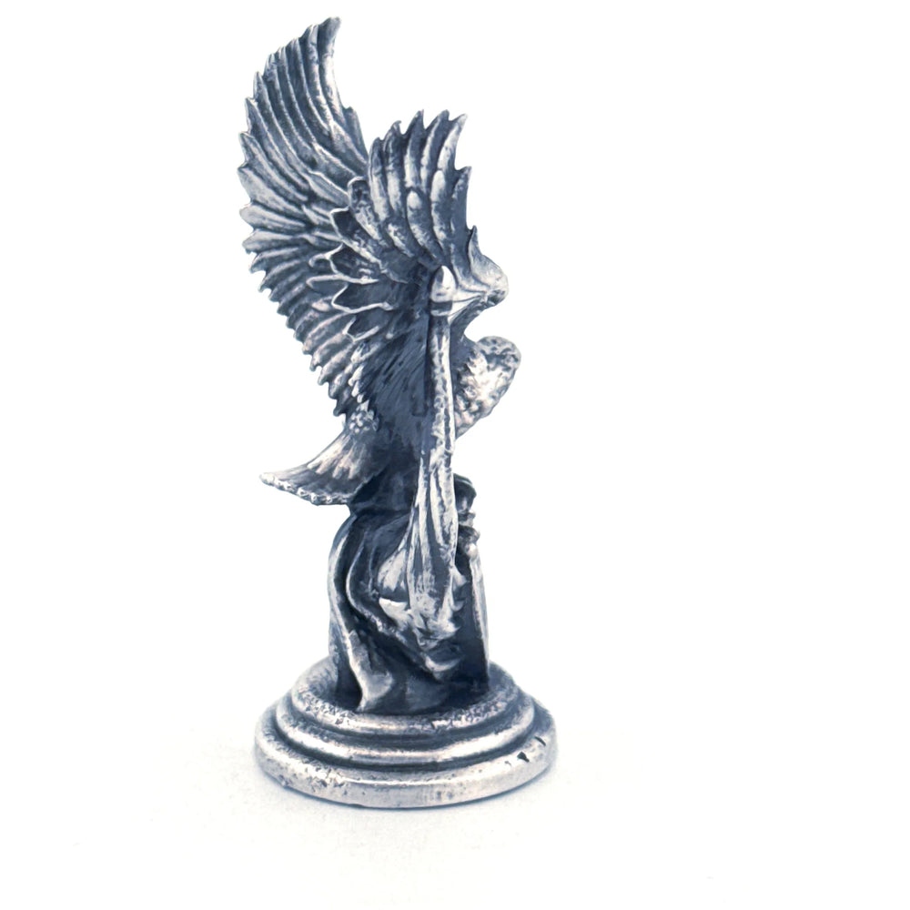 American Eagle hand-poured 999+ silver statue by Gold Spartan