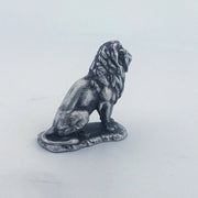 Lion hand-poured 999+ silver statue by Gold Spartan