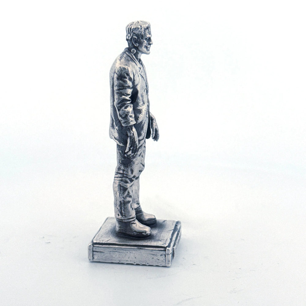 Frankenstein hand-poured 999+ silver statue by Gold Spartan