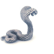 Cobra hand-poured 999+ silver statue by Gold Spartan