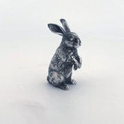 Bunny Rabbit hand-poured 999+ silver statue by Gold Spartan