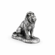 Lion hand-poured 999+ silver statue by Gold Spartan