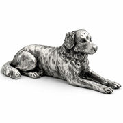Australian Shepherd hand-poured 999+ silver statue by Gold Spartan