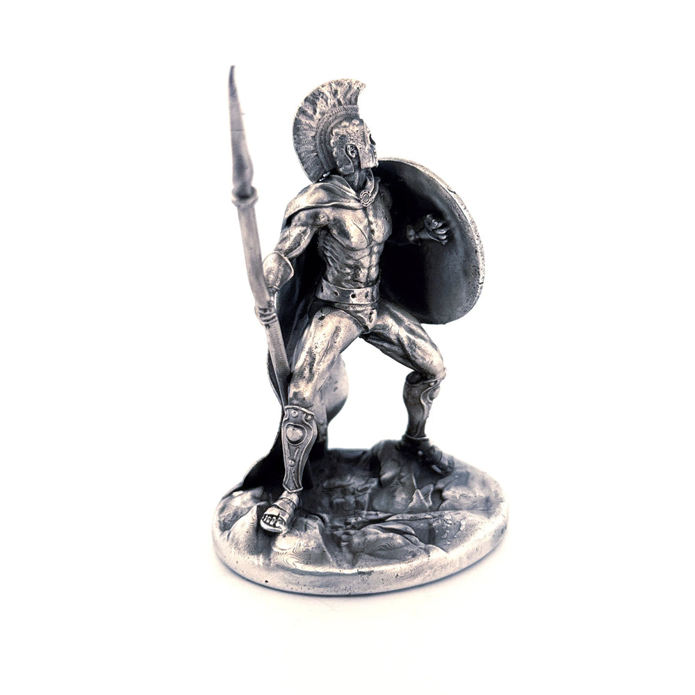 Spartan V1 hand-poured 999+ silver statue by Gold Spartan