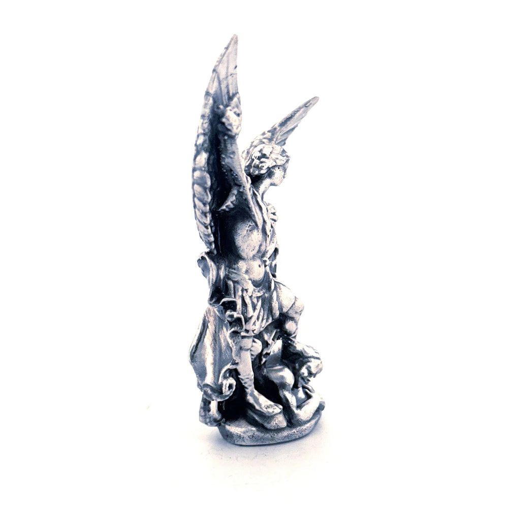 Archangel Michael V3 hand-poured 999+ silver statue by Gold Spartan