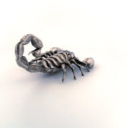 Scorpion hand-poured 999+ silver statue by Gold Spartan