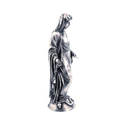 Virgin Mary hand-poured 999+ silver statue by Gold Spartan