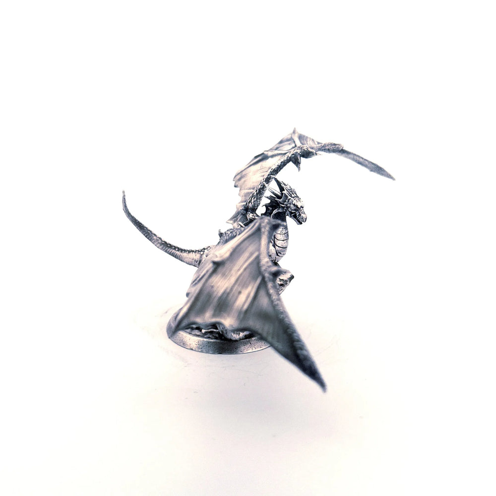 Dragon King hand-poured 999+ silver statue by Gold Spartan