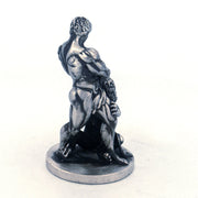 Samson Vs Lion hand-poured 999+ silver statue by Gold Spartan