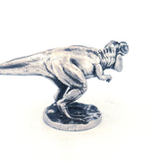 Tyrannosaurus Rex hand-poured 999+ silver statue by Gold Spartan