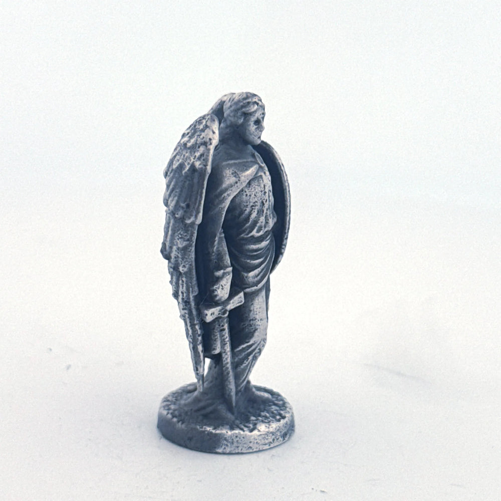 Archangel Michael V4 hand-poured 999+ silver statue by Gold Spartan