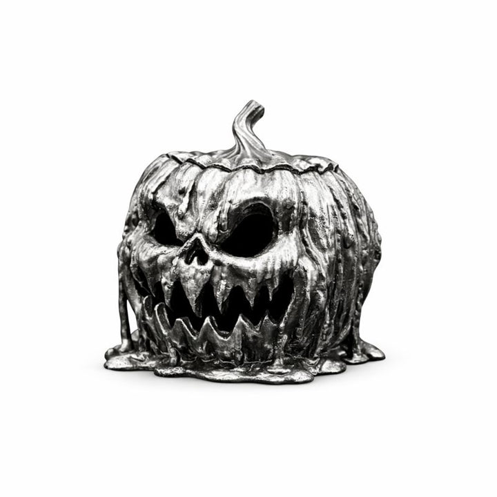 Scary Pumpkin hand-poured 999+ silver statue by Gold Spartan