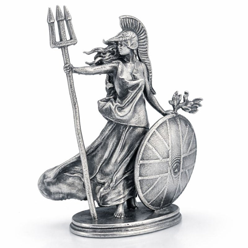 Britannia hand-poured 999+ silver statue by Gold Spartan