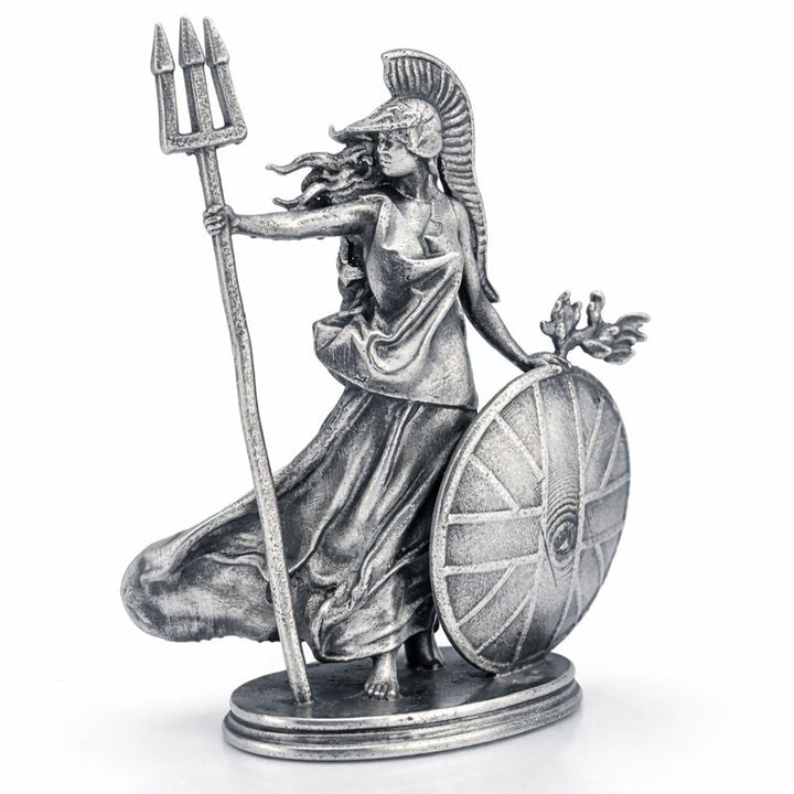 Britannia hand-poured 999+ silver statue by Gold Spartan