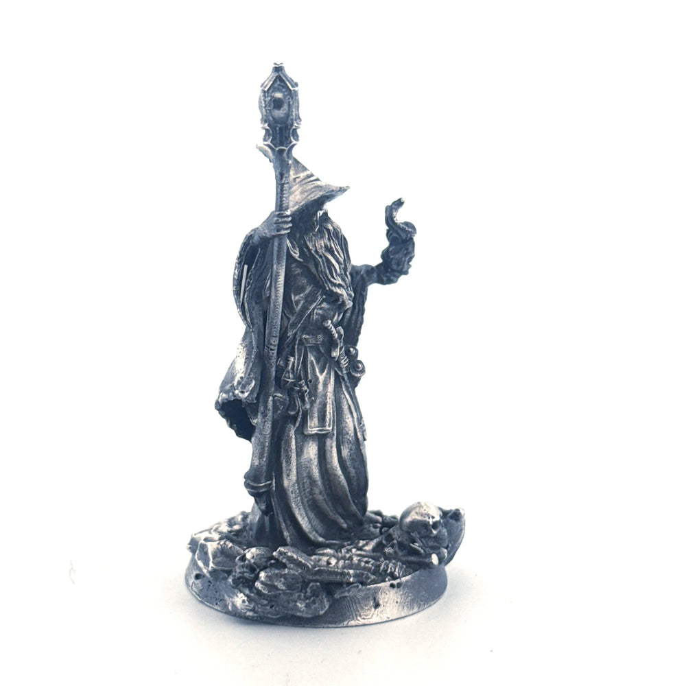 Hero Mage hand-poured 999+ silver statue by Gold Spartan