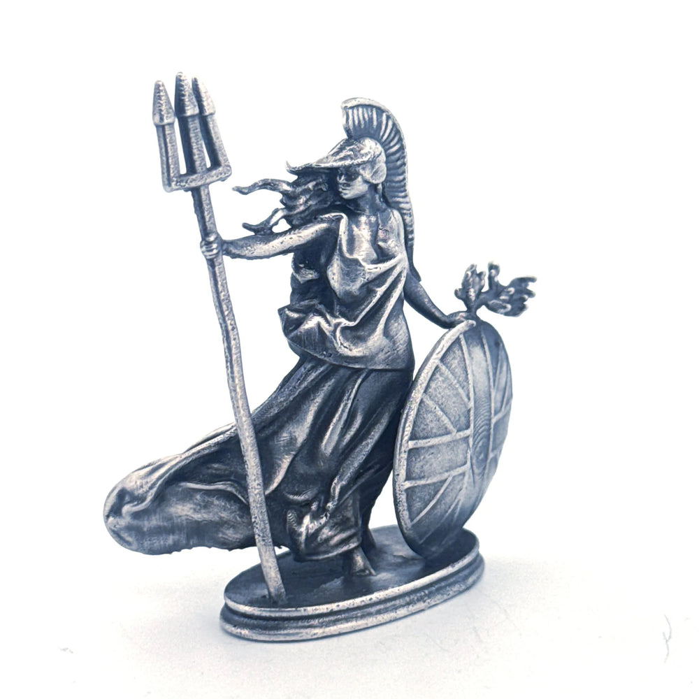 Britannia hand-poured 999+ silver statue by Gold Spartan