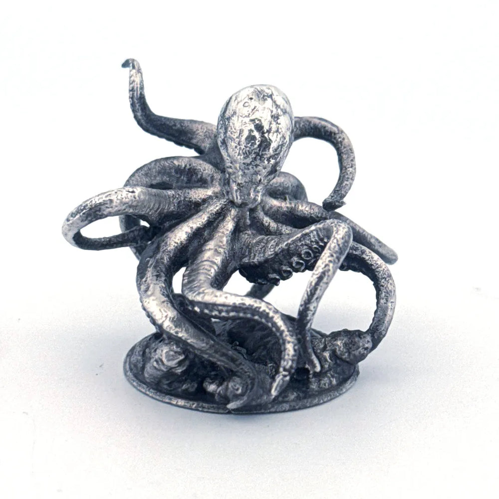 The Kraken hand-poured 999+ silver statue by Gold Spartan