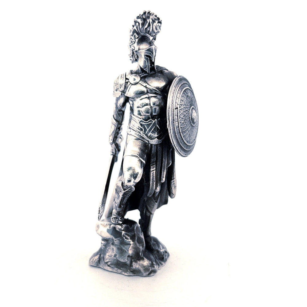 Ares hand-poured 999+ silver statue by Gold Spartan