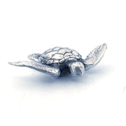 Sea Turtle hand-poured 999+ silver statue by Gold Spartan