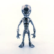 Alien hand-poured 999+ silver statue by Gold Spartan