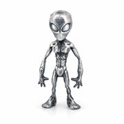Alien hand-poured 999+ silver statue by Gold Spartan