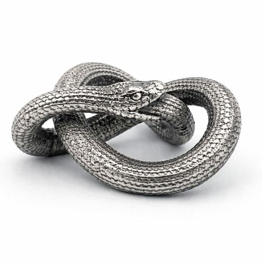 Ouroboros hand-poured 999+ silver statue by Gold Spartan