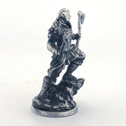 Viking hand-poured 999+ silver statue by Gold Spartan