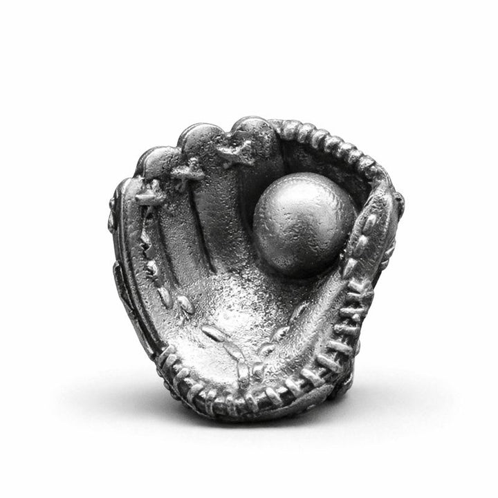 Baseball Glove hand-poured 999+ silver statue by Gold Spartan