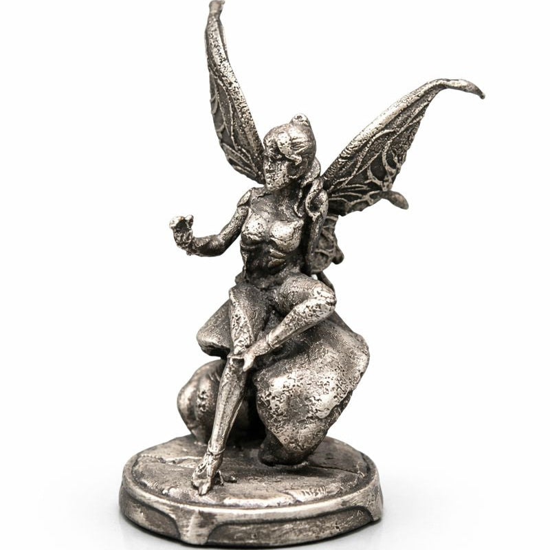 Fairy hand-poured 999+ silver statue by Gold Spartan