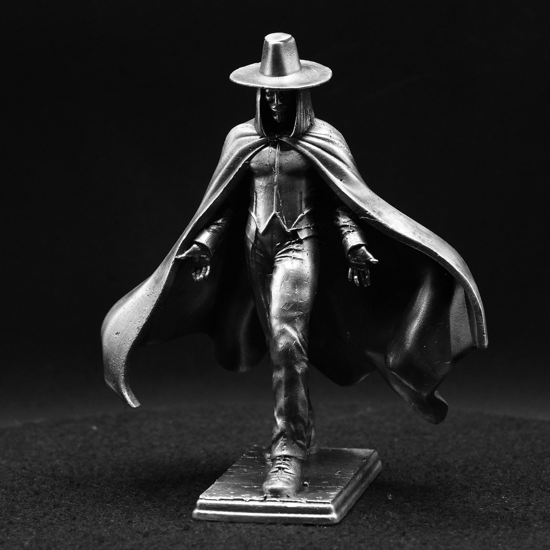 5th of November hand poured 999 silver statue collectible by Gold Spartan