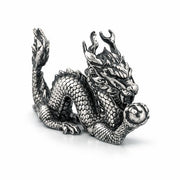 Good Luck Dragon hand-poured 999+ silver statue by Gold Spartan
