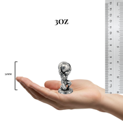 Atlas hand-poured 999+ silver statue by Gold Spartan