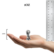 Atlas hand-poured 999+ silver statue by Gold Spartan