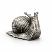 Snail hand-poured 999+ silver statue by Gold Spartan