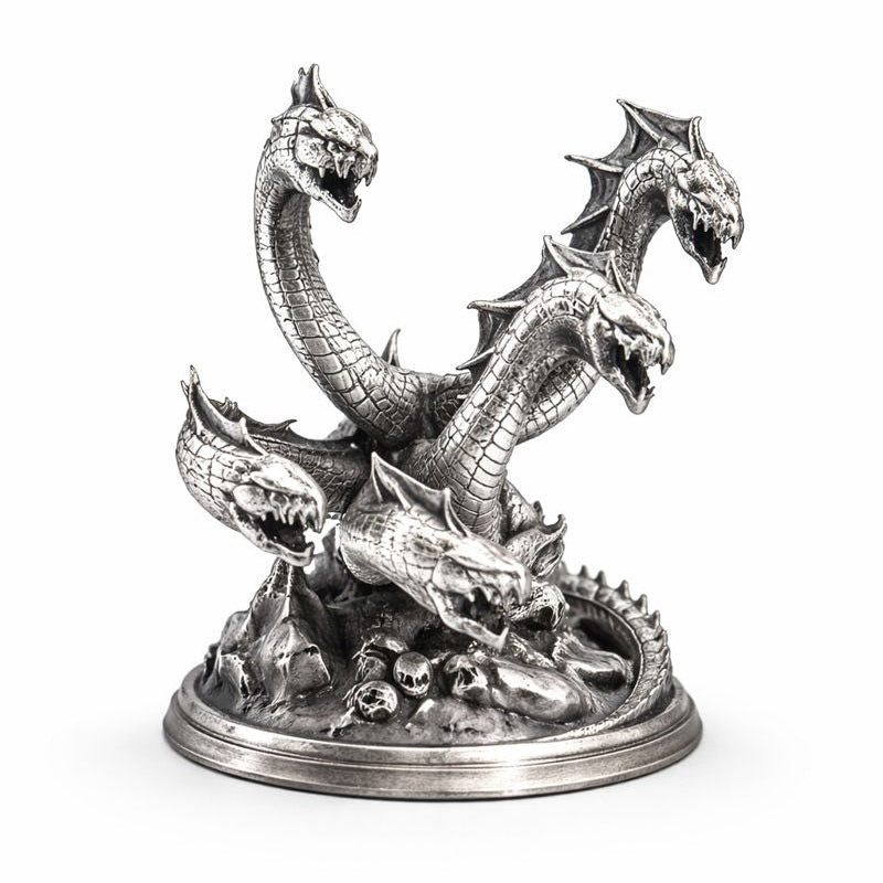 Hydra hand-poured 999+ silver statue by Gold Spartan