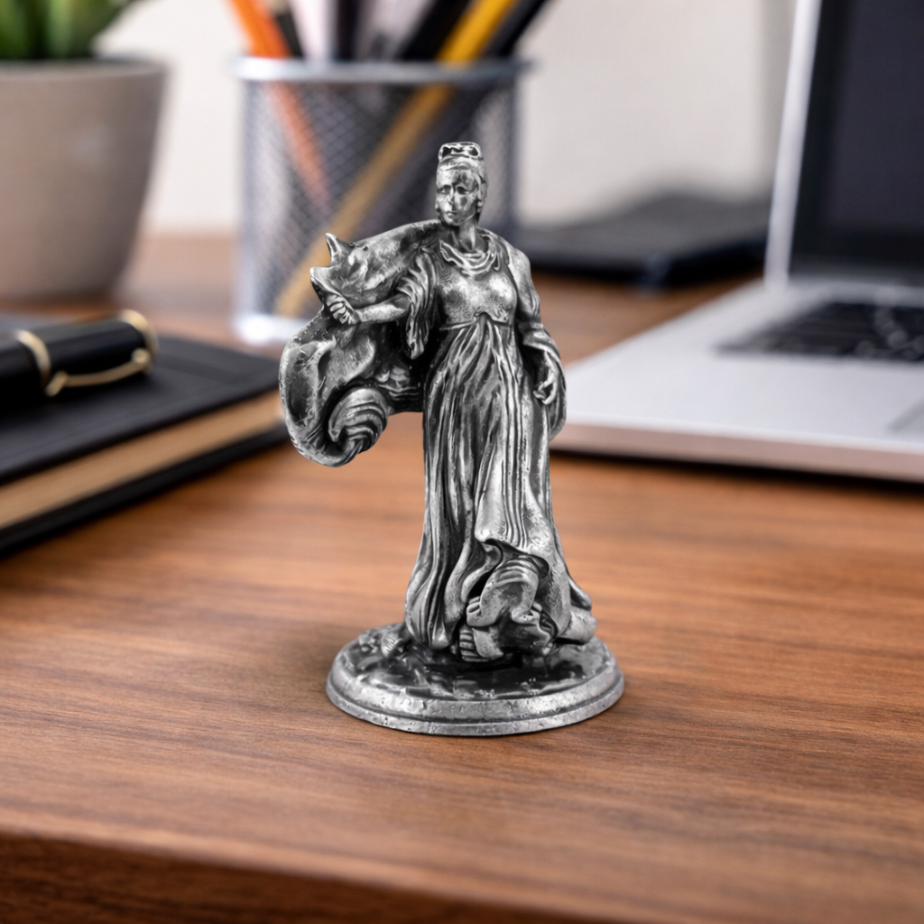 Walking Liberty hand-poured 999+ silver statue by Gold Spartan