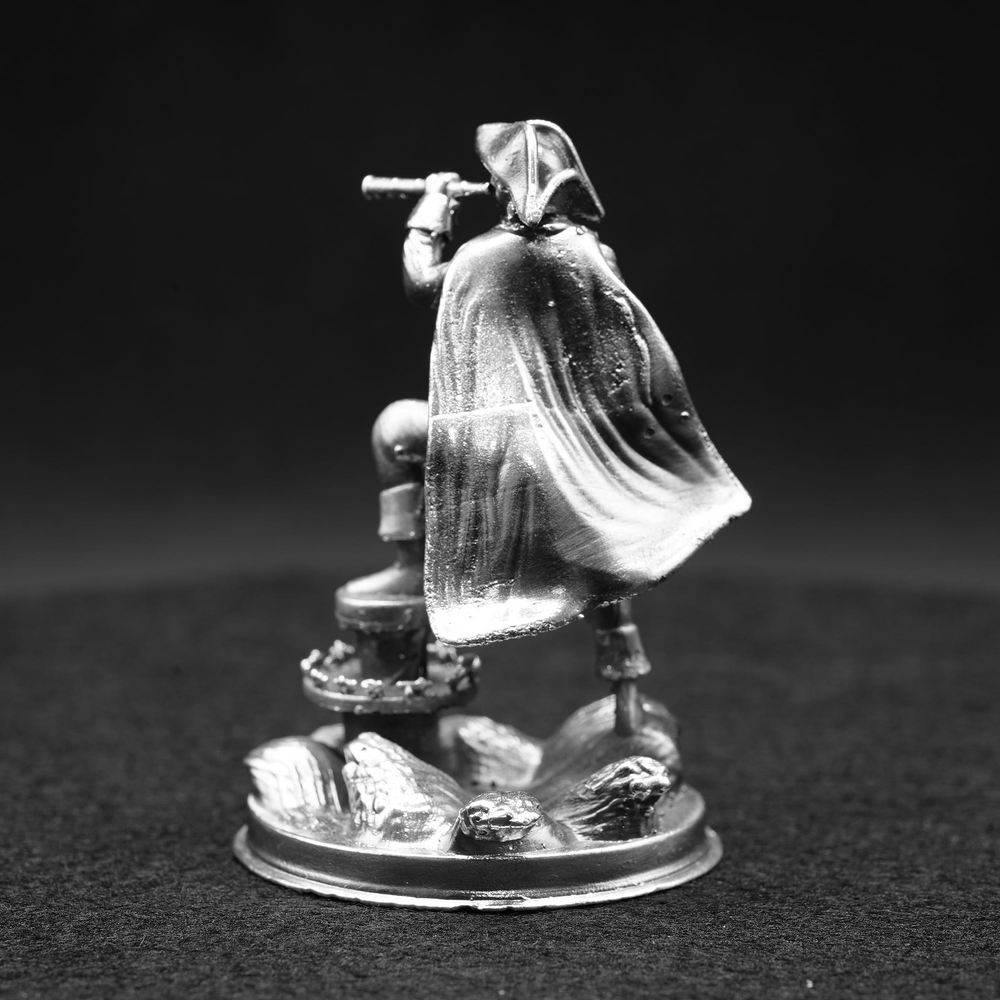 A Pirate's Lookout hand-poured 999+ silver statue by Gold Spartan