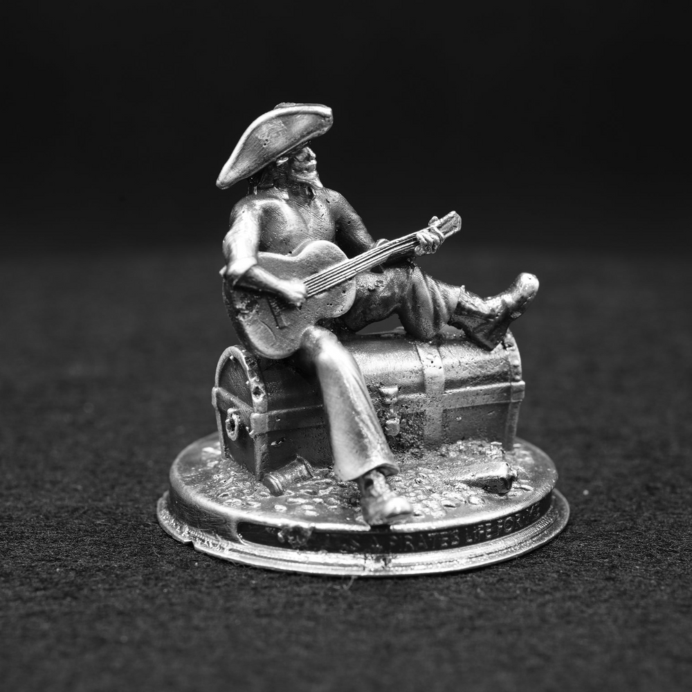 A Pirate's Song hand-poured 999+ silver statue by Gold Spartan