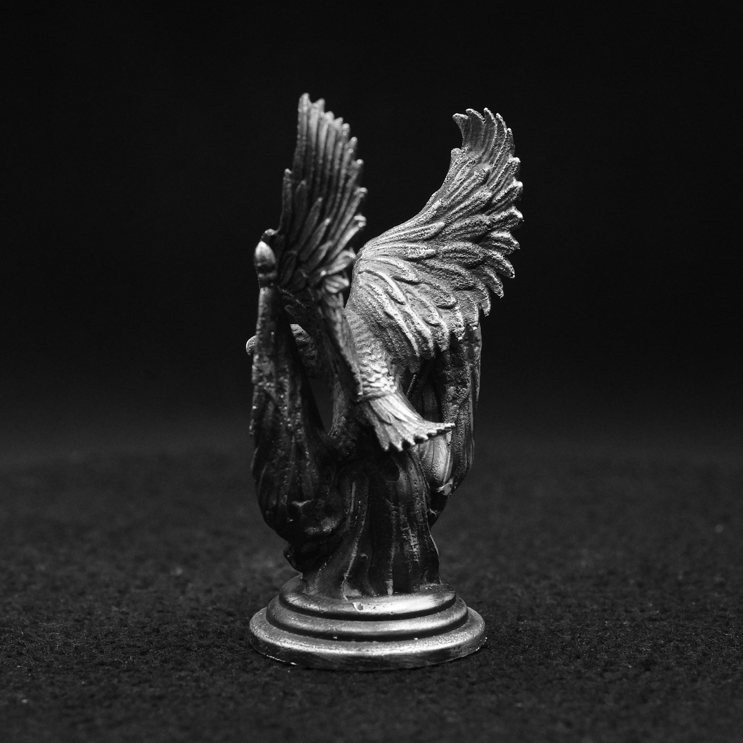 American Eagle hand poured 999 silver statue collectible by Gold Spartan