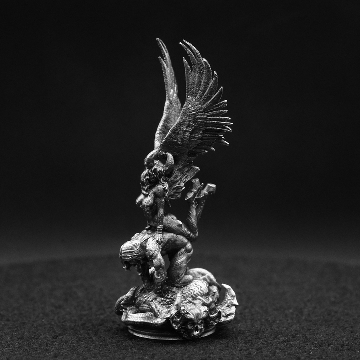 Angel & Demon hand poured 999 silver statue collectible by Gold Spartan