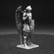 Archangel Michael V2 hand-poured 999+ silver statue by Gold Spartan