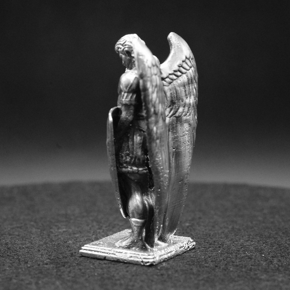 Archangel Michael V2 hand-poured 999+ silver statue by Gold Spartan