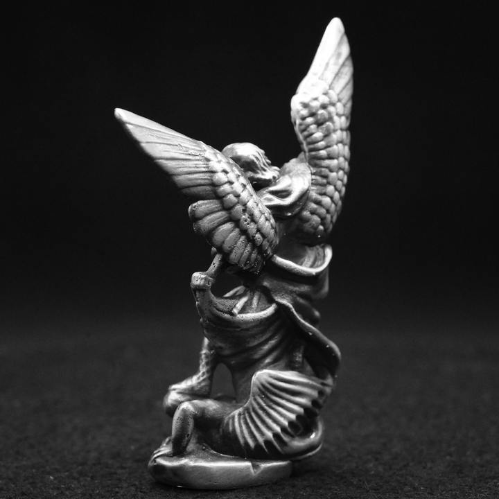 Archangel Michael V3 hand poured 999 silver statue collectible by Gold Spartan