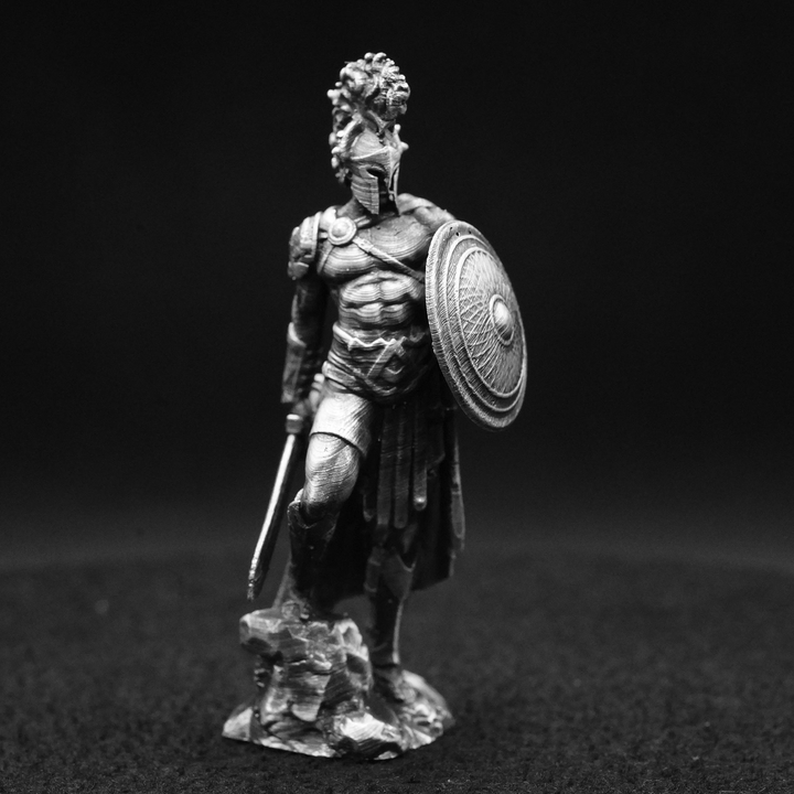 Ares hand poured 999 silver statue collectible by Gold Spartan