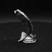 Bass hand-poured 999+ silver statue by Gold Spartan