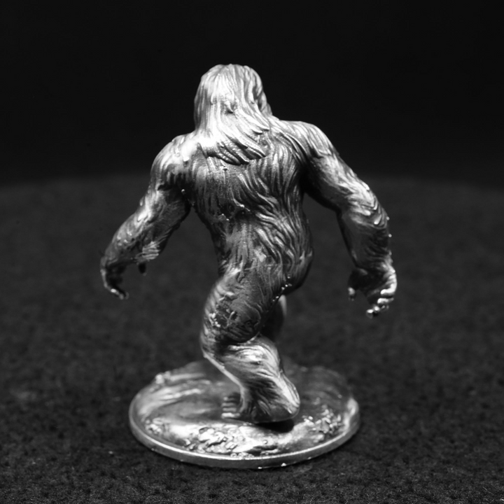 Bigfoot hand poured 999 silver statue collectible by Gold Spartan