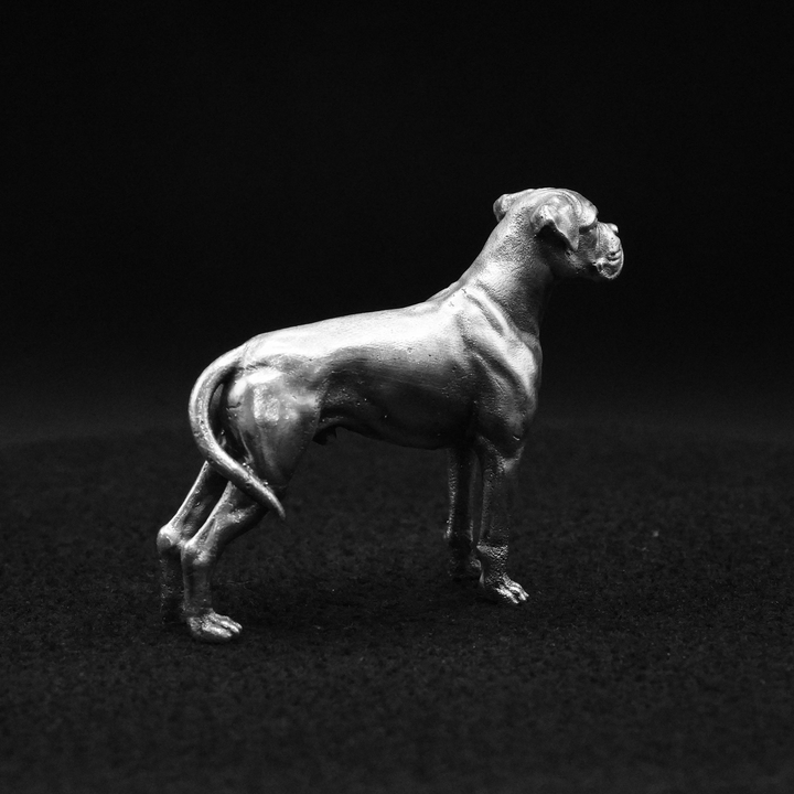 Boxer hand poured 999 silver statue collectible by Gold Spartan