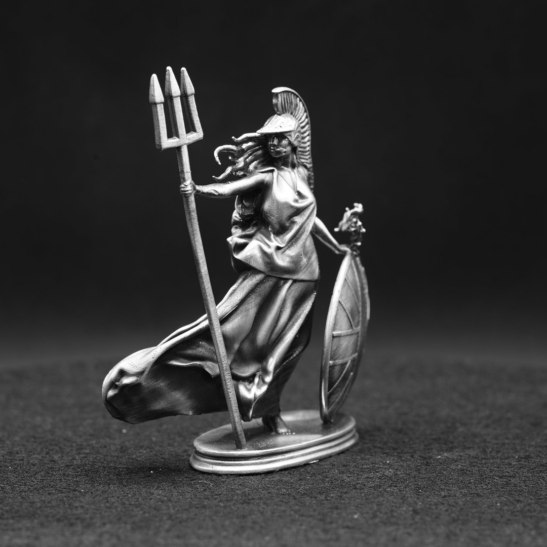 Britannia hand poured 999 silver statue collectible by Gold Spartan